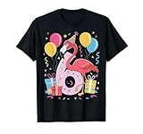 6th Girls, Boys Flamingo 6 Birthday