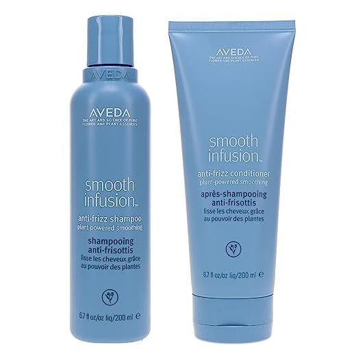 Aveda Smooth Infusion Anti Frizz Shampoo and Anti Frizz Conditioner 200ml
