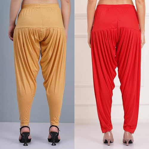 Image of Buy That Trendz Patiala Pant for Women Viscose Relaxed Fit Dhoti Patiyala Salwar Harem Style Bottom Pants