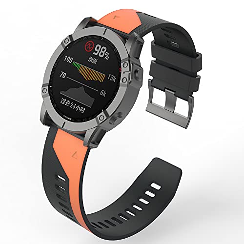 Bracelet GUMMMY à libération rapide 22 mm pour montres Garmin Fenix 5/6 et Forerunner