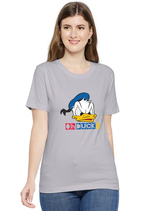 Image of Wear Your Oipnion Women's Premium Cotton Graphic Printed Unisex Relaxed Fit Tshirt (Feelin Goofy)