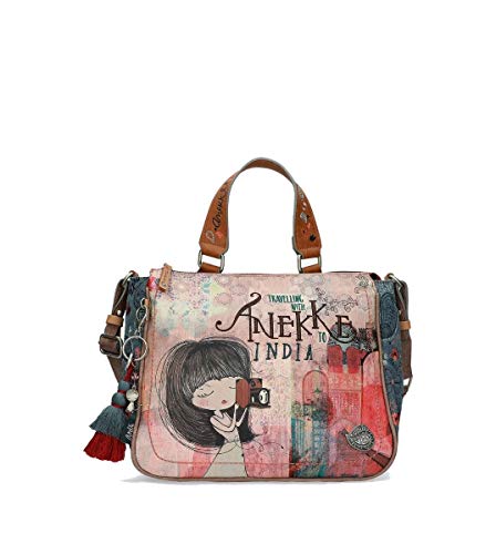 Anekke - 28871-44 - Sac à main en style glamour, imprimé collection India