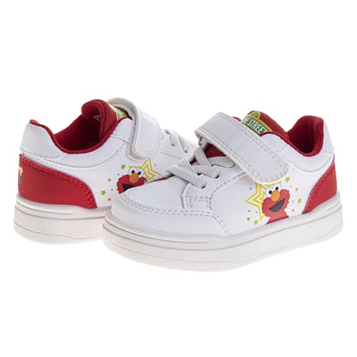 Sesame Street Strap Sneakers for Boys & Girls - Kids Lightweight Athletic Breathable Running Tennis Shoes (Sizes: 5-10 Toddler / 11 Little Kid)4