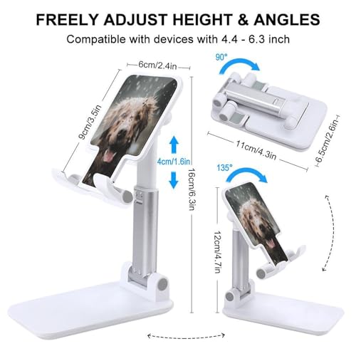 Support téléphone pliable universel à inclinaison variable pour bureau - 2