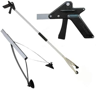 ArcMate EZ Reacher - Heavy Duty Grab-It Reaching Tool – Collapsible Grabber Reacher with Extra-Large Grip, Locking Handle and 4.5 Inch Jaws - Ideal for Commercial, Maintenance, Seniors, 40"