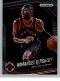 2024-25 Panini Black #77 Immanuel Quickley Toronto Raptors Official Basketball Card in Raw (NM or Better) Condition