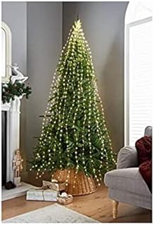spot on dealz® 672 LED Christmas Lights Sparkle Cascading Micro Tree Lights Christmas Decorations Outdoor Home Garden Indoor Xmas Lighting Ornament Festive Decor Warm White