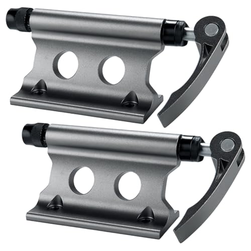 Soporte de horquilla para bicicleta con liberacion rapida de aluminio Jorzer de 2 piezas