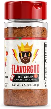 Ketchup Seasoning Mix by Flavor God - Premium All Natural & Healthy Spice Blend for French Fries, Beef, Chicken & Burgers - Kosher, Low Sodium, ...