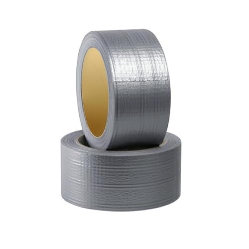 DETERMONDO 2 Nastro Telato Rinforzato 50 mm x 25 mt Universale Multifunzione Americano per Riparazioni o Decorazioni - Confezione da 2