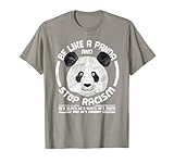 Panda Stop Anti Rassismus T-Shirts
