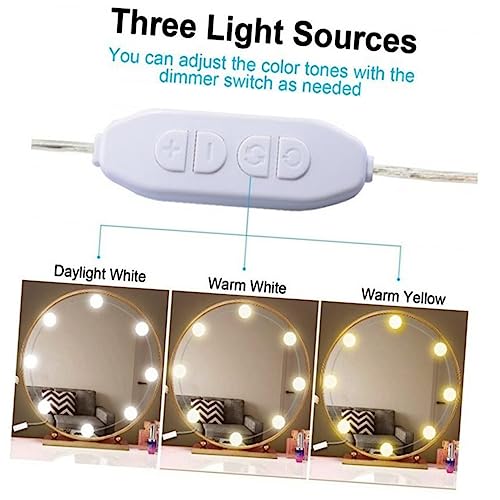 Veemoon 10 Pcs Luz De Maquiagem Cômoda Led Luz Led Para Espelho De Vaidade Luzes De Vaidade Para Esp