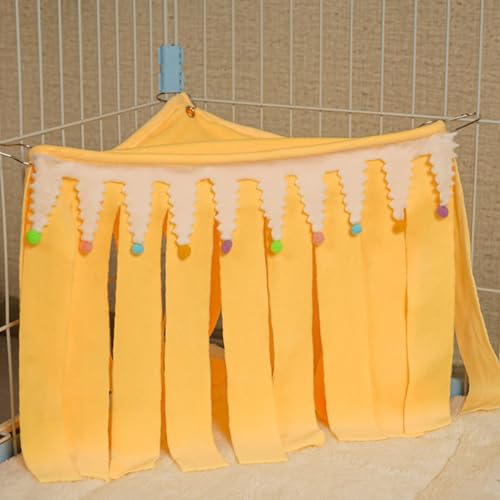 EIHI EIH Meerschweinchen Versteck Hängematte,Kleintier Zelt Versteck Käfig-Eckversteck,Meerschweinchen Kuschelhöhle,Meerschweinchen Zubehör Für Meerschweinchen,Chinchillas,Rennmäuse,Igel usw.