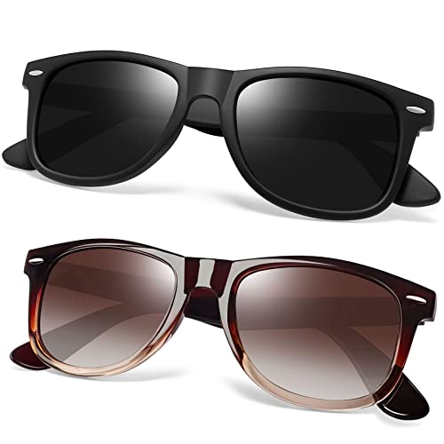 Image of Joopin Square Sunglasses Polarized UV400 Designer Sun Glasses Men Women | Oversized, Plastic Frame, Retro, Vintage, Unisex, Trendy Shades for Driving, Party, Fishing, Business, Costume