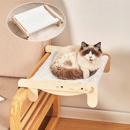TOTHDATE Katzenbett für Fensterbank, Hängematte Katze Fensterbrett Katze Zum Einhängen Katzenbett Heizung für Fensterbettseiten Bodenheizer...
