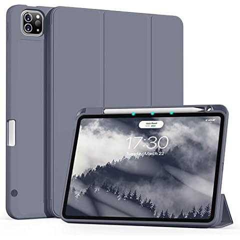 ZOYU Hülle für iPad Pro 11, Hülle mit Stifthalter für iPad Pro 11 2022/2021/2020, Unterstützt das Aufladen von Pencil 2, Auto Sleep/Wake, Smart Folio Stand Case Cover