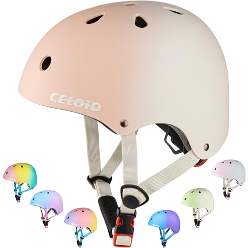 Image of Kids Bike Helmet,Toddler Skateboard Helmets for Ages 2-3-5-8-14 Years Boys Girls，Adjustable Multi-Sport Bicycle Skateboarding Football Roller Skating Scooter Rollerblade Balance Bike Helmet