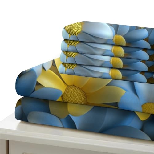 Ensemble housse de couette 3D finitions premium microfibre douce single - 6