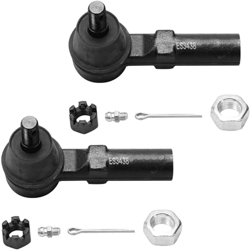 Image of Detroit Axle - 4pc Front End Kit for 2002-2006 Nissan Altima, 2004-2008 Maxima, 2 Lower Control Arms with Ball Joint 2 Outer Tie Rod Ends Replacement