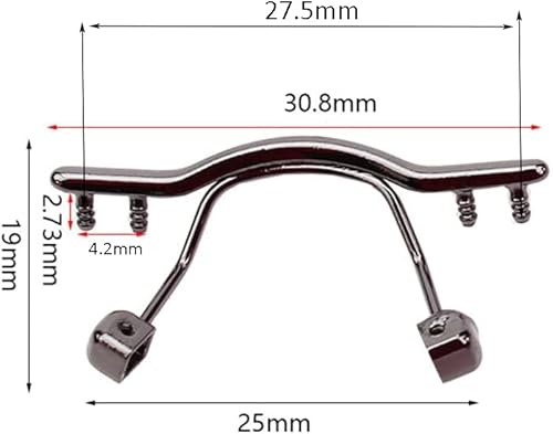 Reparación de lentes de puente de nariz de repuesto de color de pistola de metal, almohadillas de nariz de cristal, tornillo y destornillador para