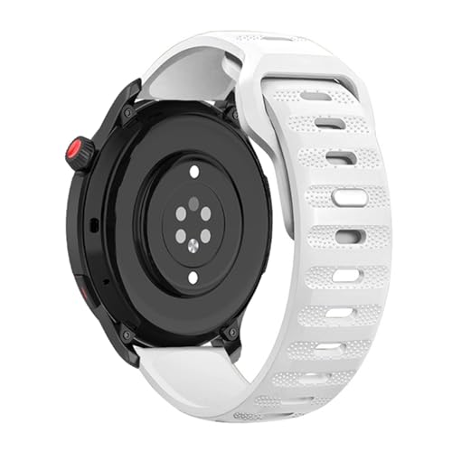 Bracelet silicone respirant 22mm 20mm compatible Samsung Galaxy Watch 4 5