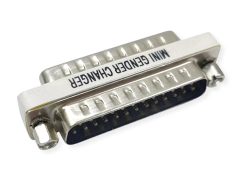 VALUE Mini Gender Changer 25-Pin Male Plug