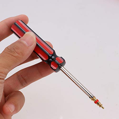 VILLCASE Ferramenta Removedor de NÃºcleo de VÃ¡lvula AlÃ§a de PlÃ¡stico NÃºcleo de VÃ¡lvula de Subst