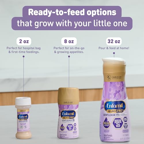 Enfamil NeuroPro Gentlease Ready-to-Feed Baby Formula, 2 Fl Oz, 24 CT - image 7