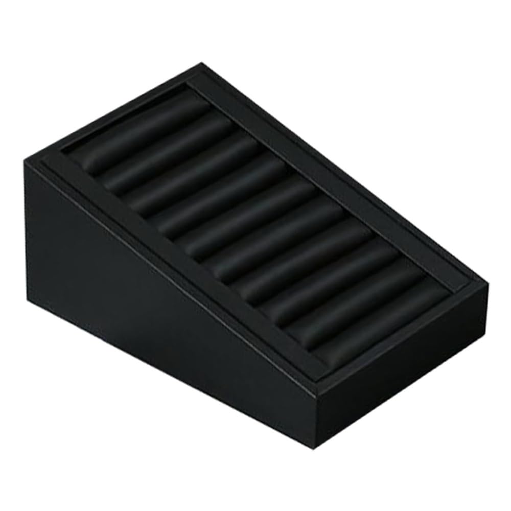 Bandeja de exhibición de anillos, caja de almacenamiento de bandeja de aretes de anillos, organizador de joyas, soporte de exhibición, práctico, encantador, for mujeres, for anillos, bandejas, encimer
