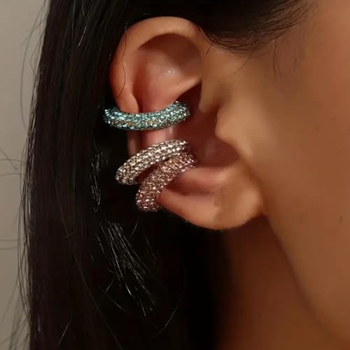 Image of Ear Cuff Set Non Piercing Stackable Clip On Earrings