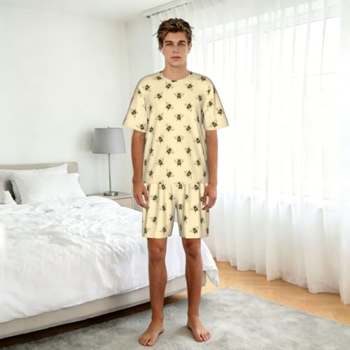 Ensemble de pyjama anti-transpiration pour homme léger et fluide - 3