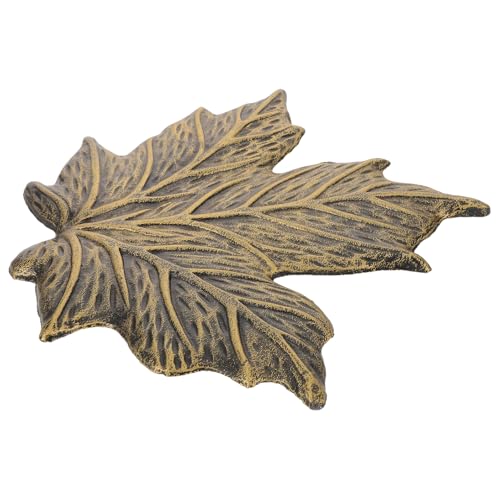 Sculpture murale en métal feuille d'érable pour déco rustique