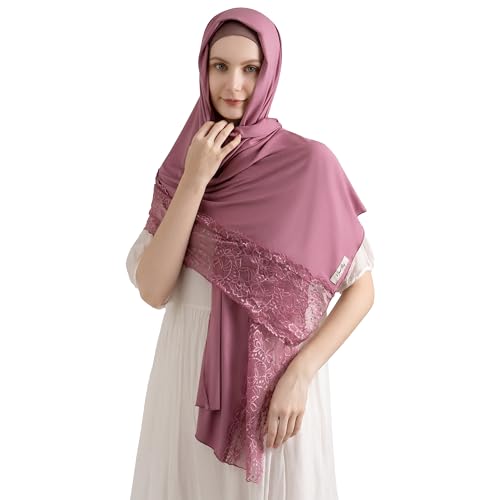 Viscose & Cotton Hijab Scarf Set for Muslim Women – Undercap & Safety Hijab Pin – Soft, Stylish & Comfortable2