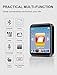 MP3 Player with Bluetooth,80GB Clip MP3 Player with FM Radio Wired Earbuds,Music Player with Touch Full Screen, Voice Recorder (Dark Gray)