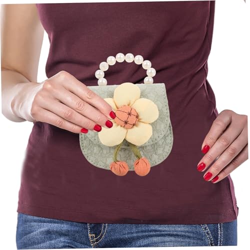 Cute Cartoon Flower Design Bag for Kindergarten Girls Boy Girl Purse Shoulder Strap Small Coin Purse Handbag Crossbody Portable Storage Bag4