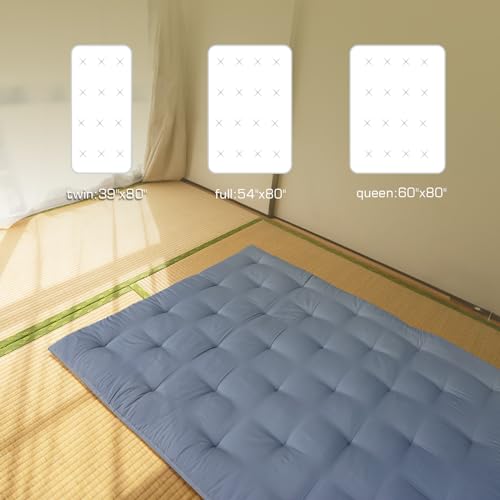 فايندباندا وسادة نوم بتصميم فوتون ياباني مقاس مزدوج 39 انش × 80 انش، وسادة نوم قابلة للطي للاطفال (لون رمادي)