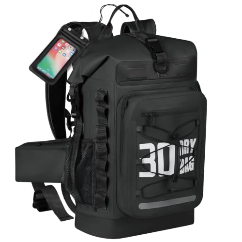 Image of MORXPLOR Dry Bag Waterproof,5L /10L /20L /30L /40L /55L Roll Top Dry Bag Backpack with WaterProof Phone Case for Swim,Kayak