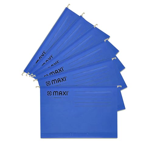 Maxi Foolscap 230gsm Suspension Files with Tabs and Card