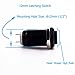 Latching Push Button Switch, URTONE UR129, 1NO ON/Off DC/AC 36V 2A Aluminum Alloy Metal Shell Suitable for 12mm 1/2