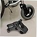 SAFIGLE 2Pcs Rubber Cane Holder Crutch Holder for Wheelchairs Scooters Walking Durable Portable Cane Rack Accessory for Adults and Seniors