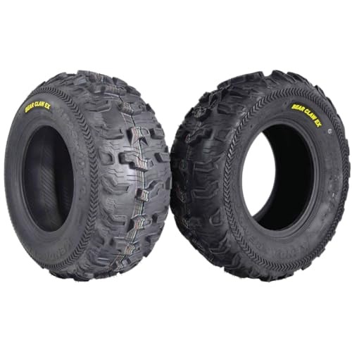 Kenda Bearclaw EX K573-25x10-12 Rear Tires for All Terrain (ATV), UTV, and Side by Side (SxS) Vehicles - 6-Ply - Bear Claw EX 25x10x12 (2-Pack)