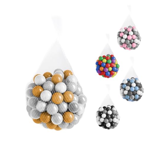 Monsieur Bébé - Sac de 100 balles de Jeu ou de Piscine 5,5 cm - Plusieurs modèles