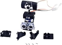 Vista 3 de Mini Pan/Tilt Cámara Plataforma Anti-Vibración Cámara Montaje w/2 Servos Aviones FPV