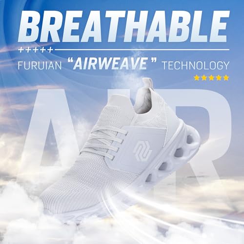 Image of Furuian Steel Toe Shoes for Men Women Slip On Safety Work Shoes Comfortable Lightweight Work Sneakers Industry Safety Sneakers