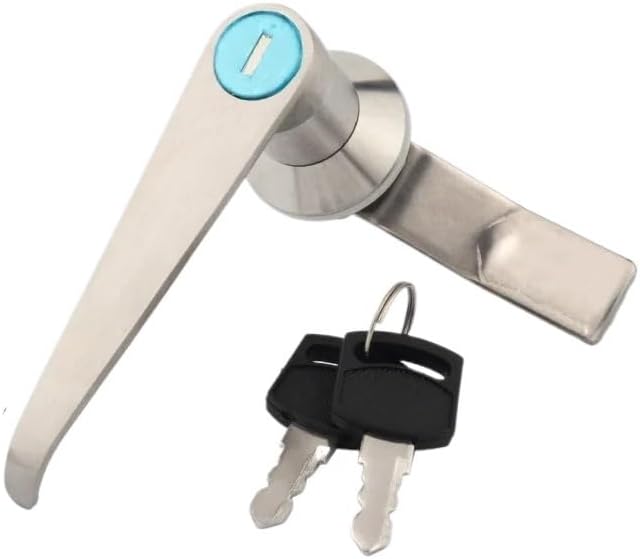 MS301-1-A Button Handle Lock MS304-1-A Distribution Cabinet Door Lock MS303-1-A Distribution Box Door Lock(Bronze)