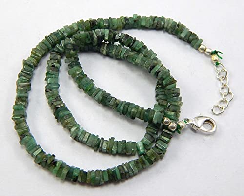 Perles heishi émeraude naturelle LKBEADS pour réparer vos colliers