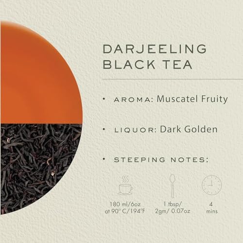 Image of Makaibari Golden Bru Darjeeling Black Tea Bags - 100 Bags | Single Estate | Subtle Muscatel Aroma | Smooth & Delicate Brew | No Added Flavour