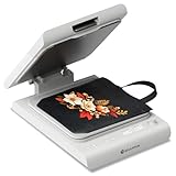 SCULPFUN H1 Automatische Transferpresse 15x15 Zoll, 38x38cm Heat Press Machine mit Innovativem Oberdruck-Design, 3 Einstellbare Druckstufen (40/60/80kg), 60-205°C für T-Shirts, Textilien & DIY