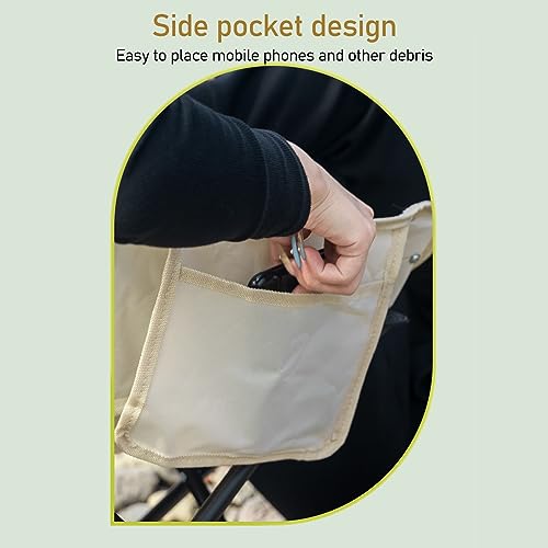 Chaise de camping portable haut de gamme et compacte pour l'aventure