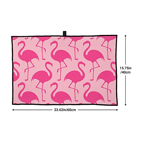 Neil Banek Soft Microfiber Golf Towel Pink Flamingo Breathable Chilly Towel - For Yoga, Sport, Running, Gym, Workout,Camping, Fitness, Workout & More Activities #TOP1